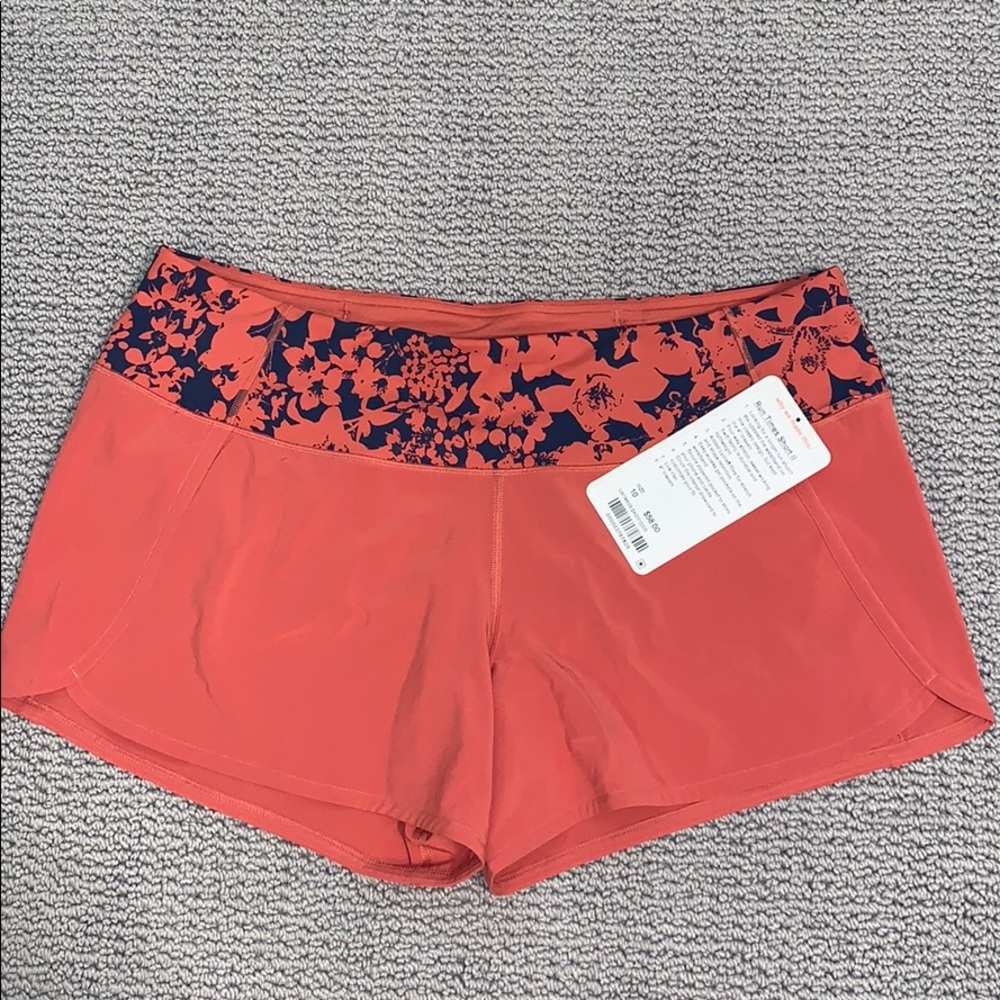 NWT Lululemon Run Times Short II Size 10